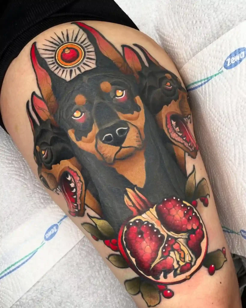 cerebus dog tattoo 19