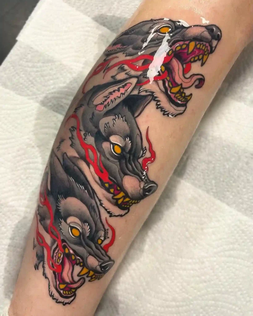 cerebus dog tattoo 20