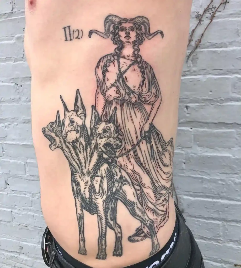 cerebus dog tattoo 21