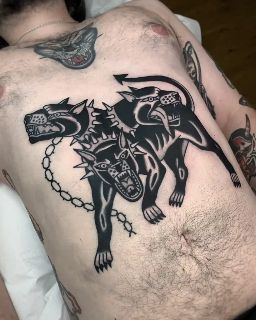 cerebus dog tattoo 22