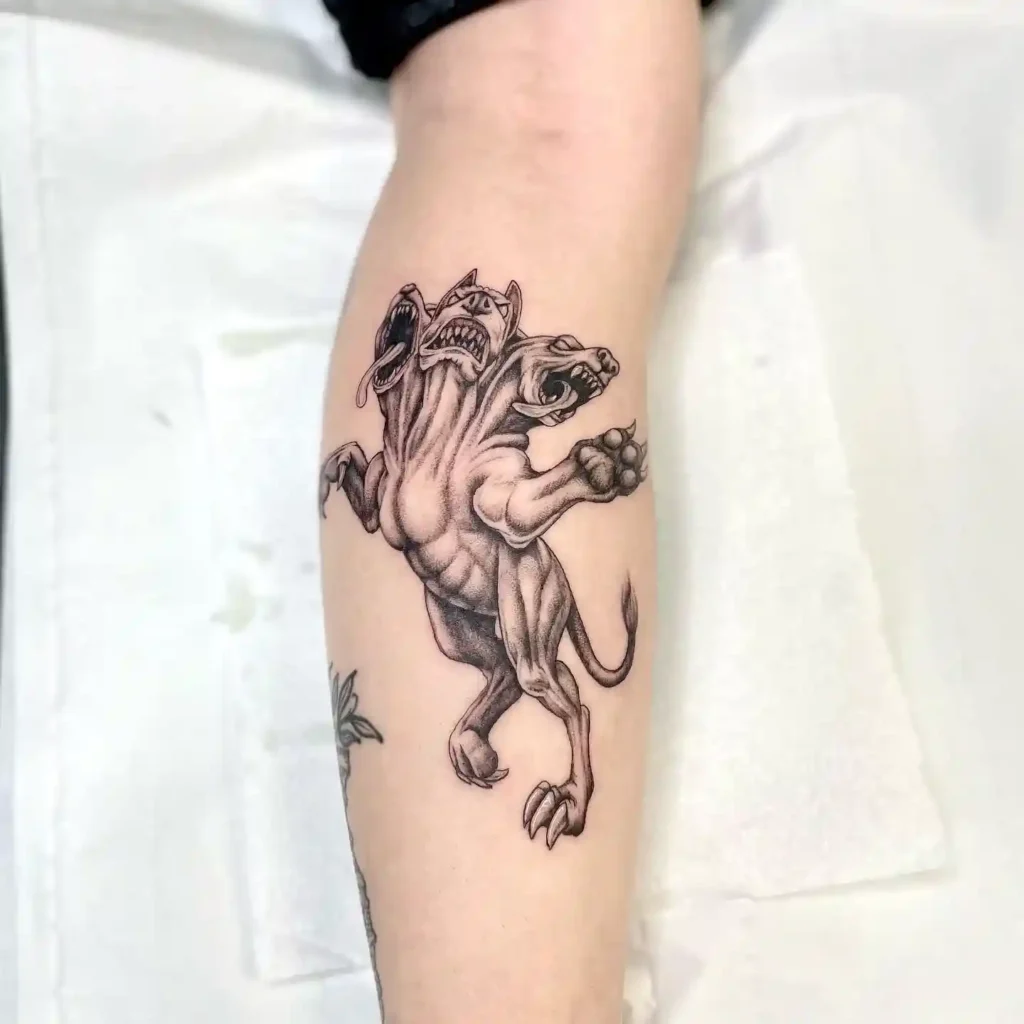 cerebus dog tattoo 27