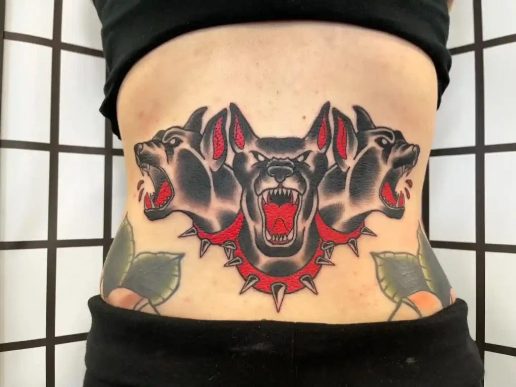 cerebus dog tattoo 28