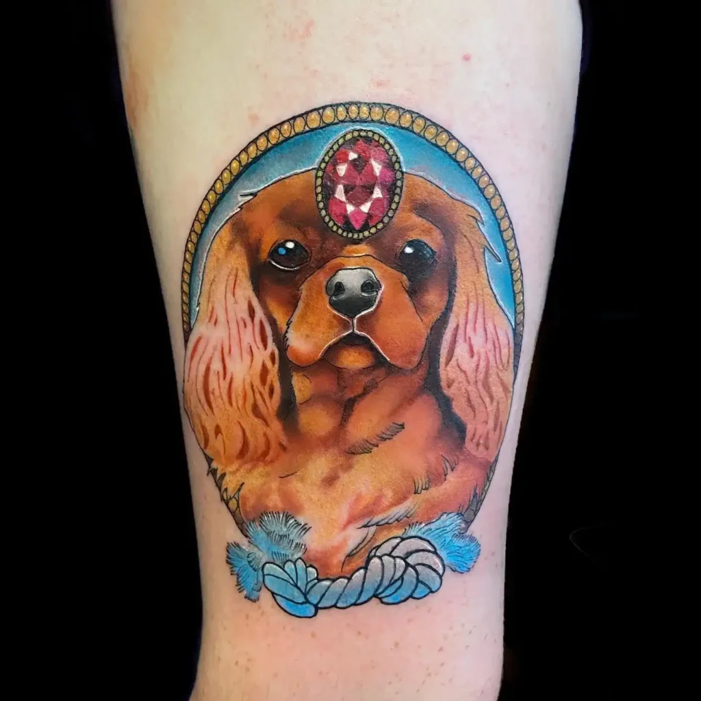 cocker spaniel tattoo 10 2