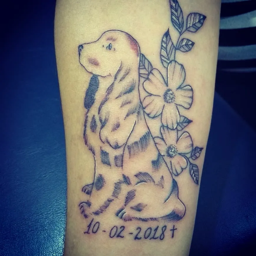 cocker spaniel tattoo 14 2