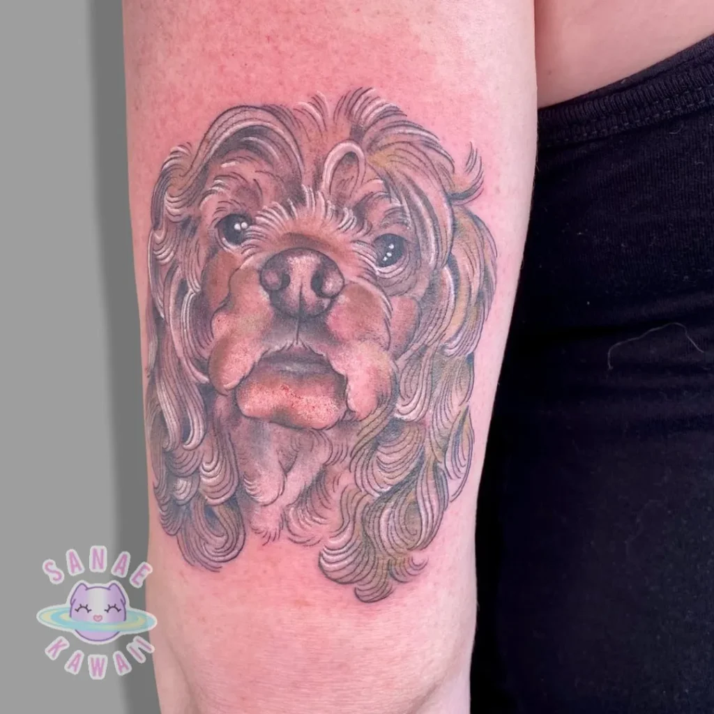 cocker spaniel tattoo 3 2