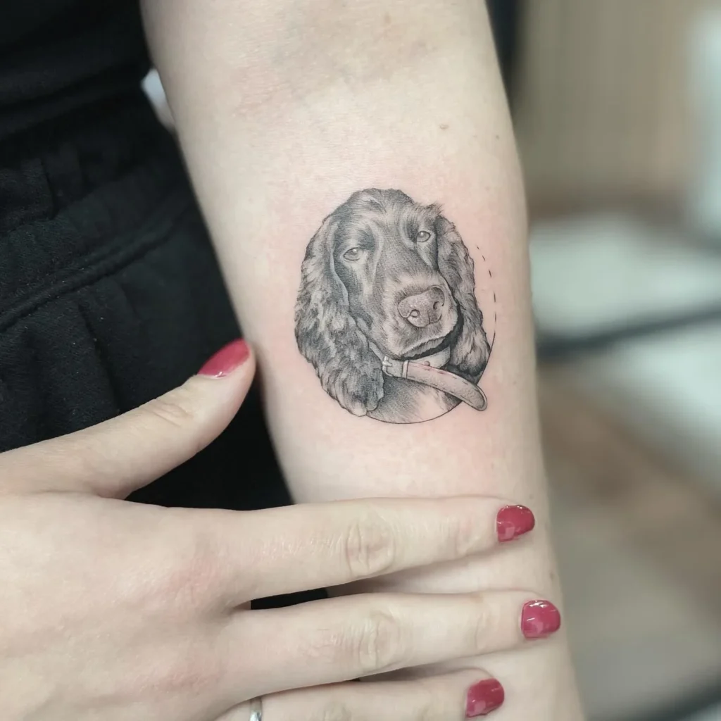 cocker spaniel tattoo 5 2