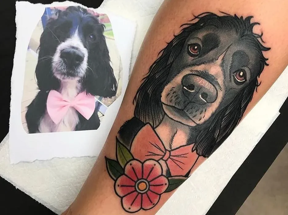 cocker spaniel tattoo 8 2 edited