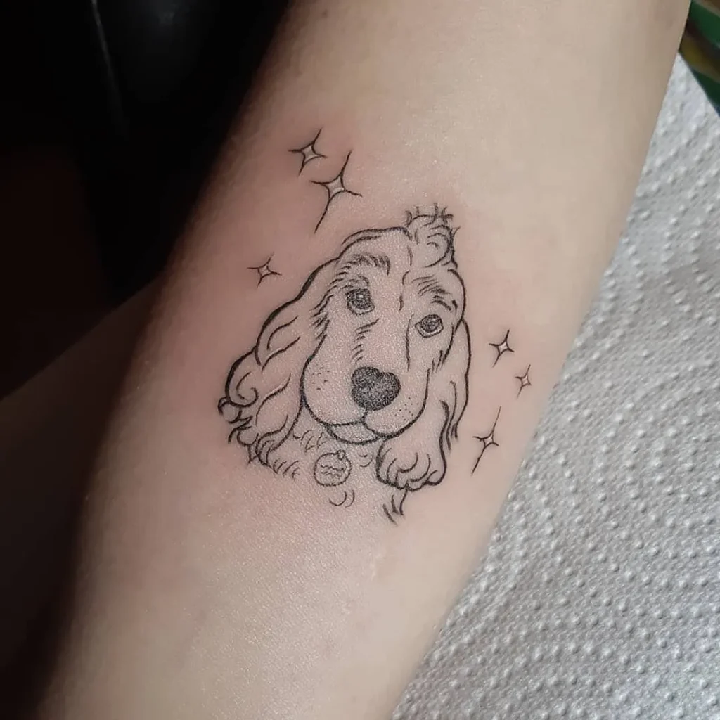 cocker spaniel tattoo 9 2