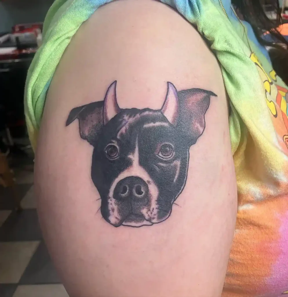 devil dog tattoo 11