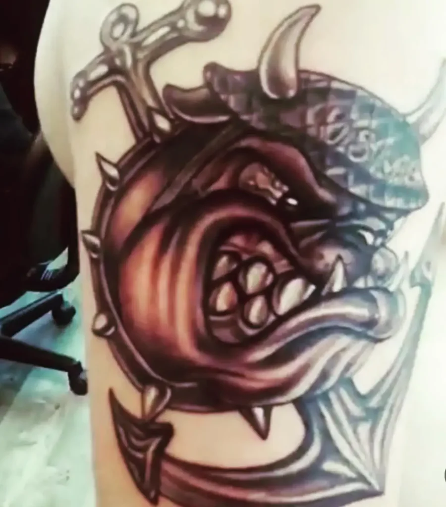 devil dog tattoo 16