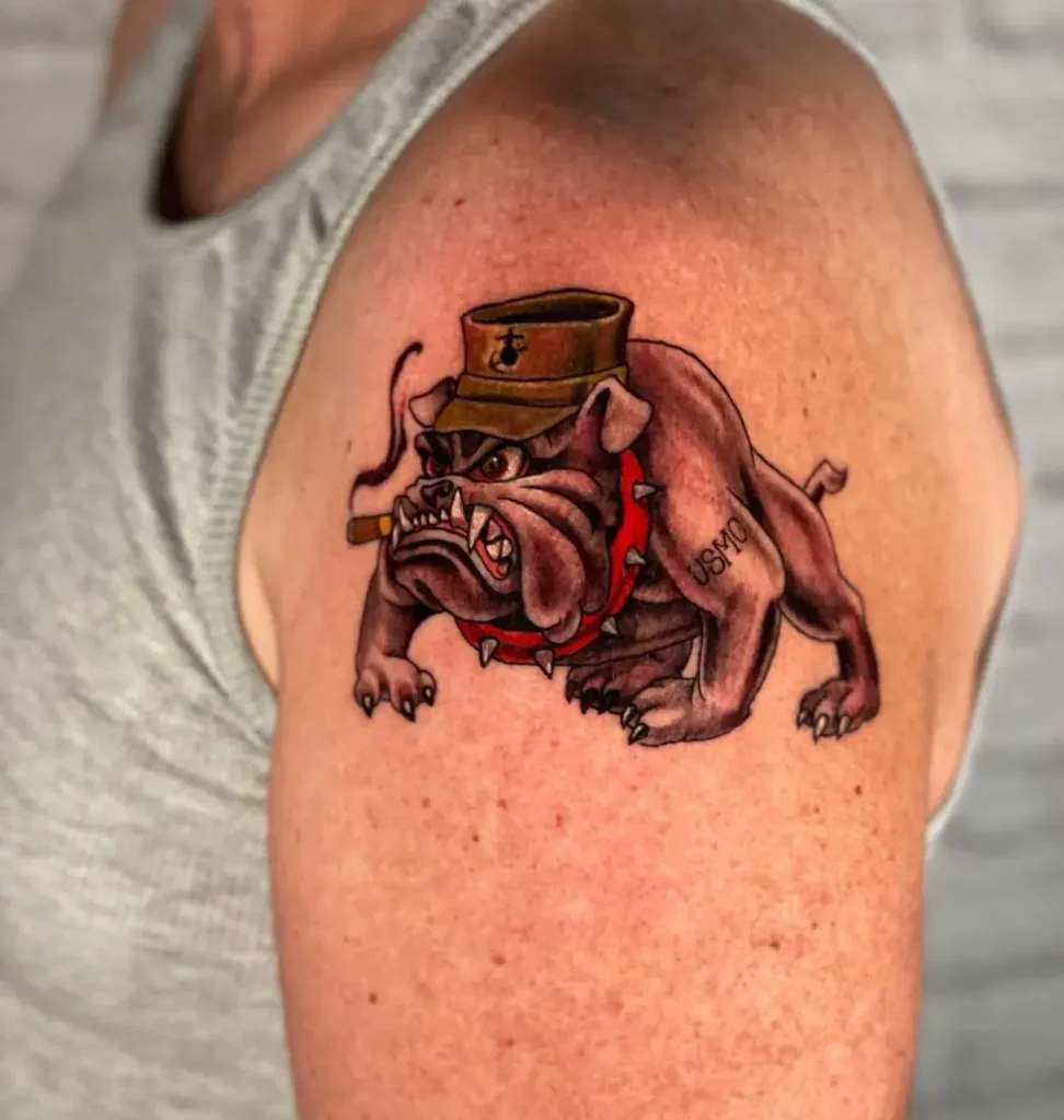 devil dog tattoo 18