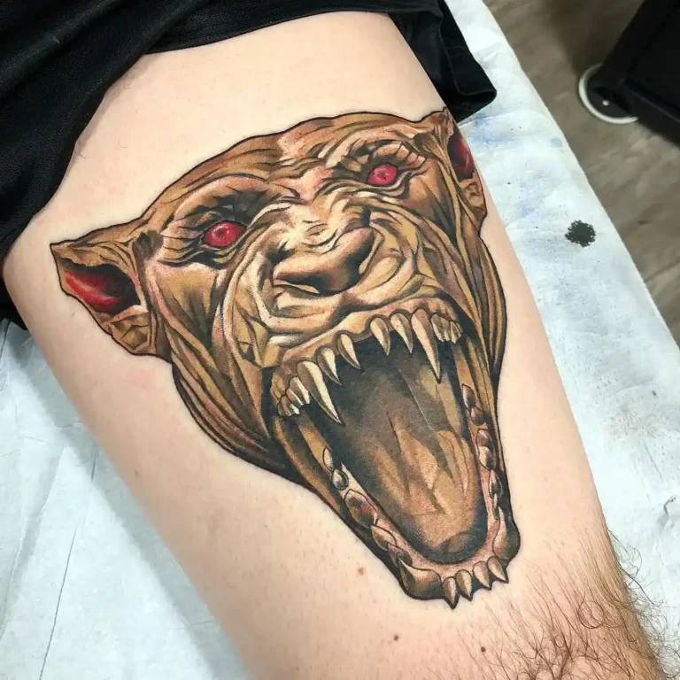 25 Devil Dog Tattoo Ideas That Bring Out Your Wild Side