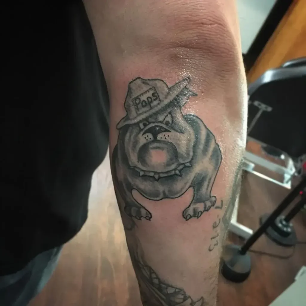 devil dog tattoo 22