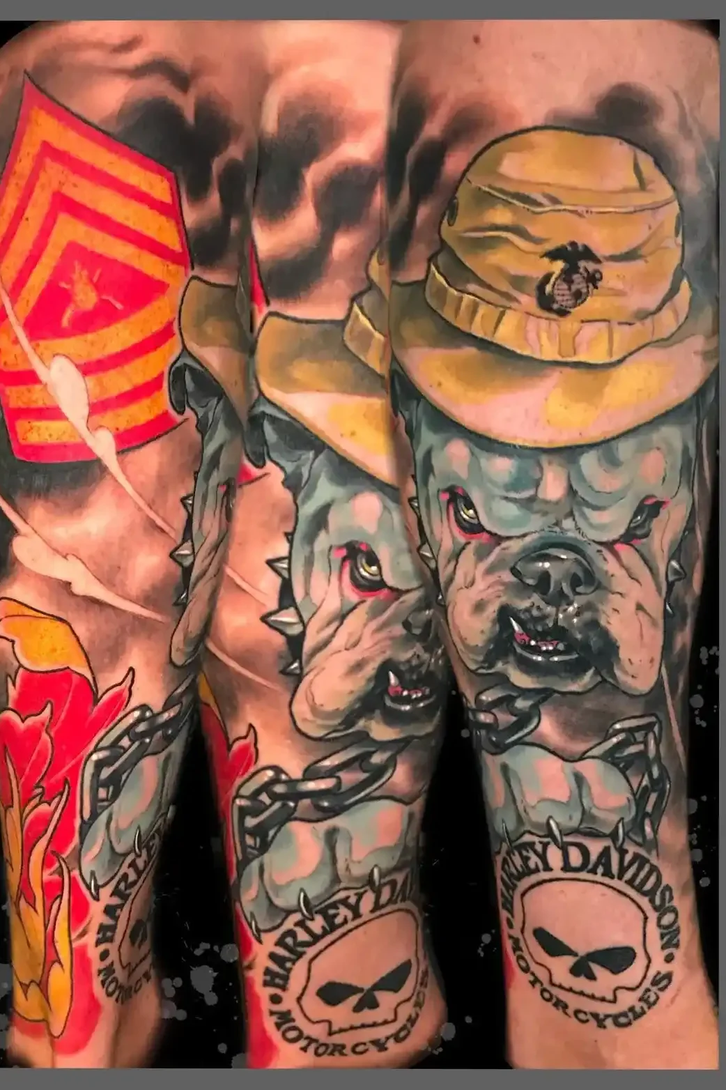 devil dog tattoo 25 edited