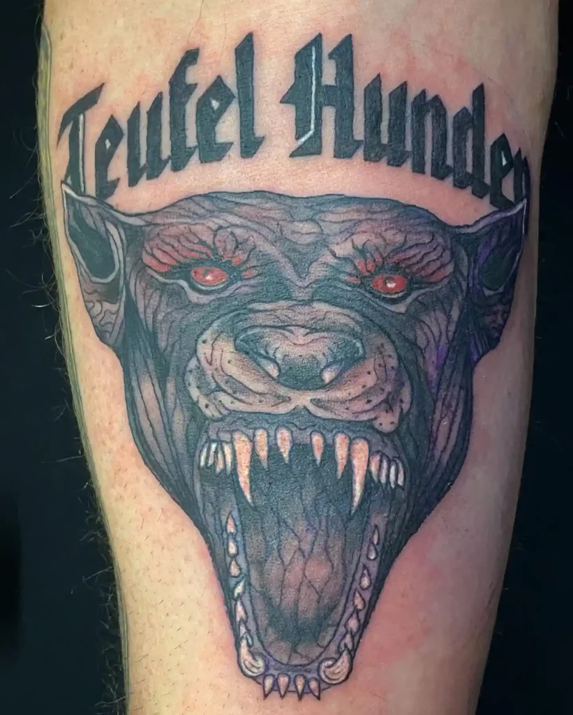 devil dog tattoo 26