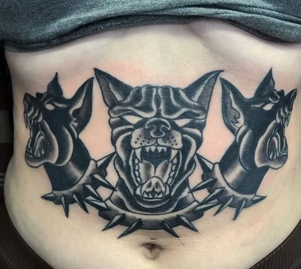 devil dog tattoo 5