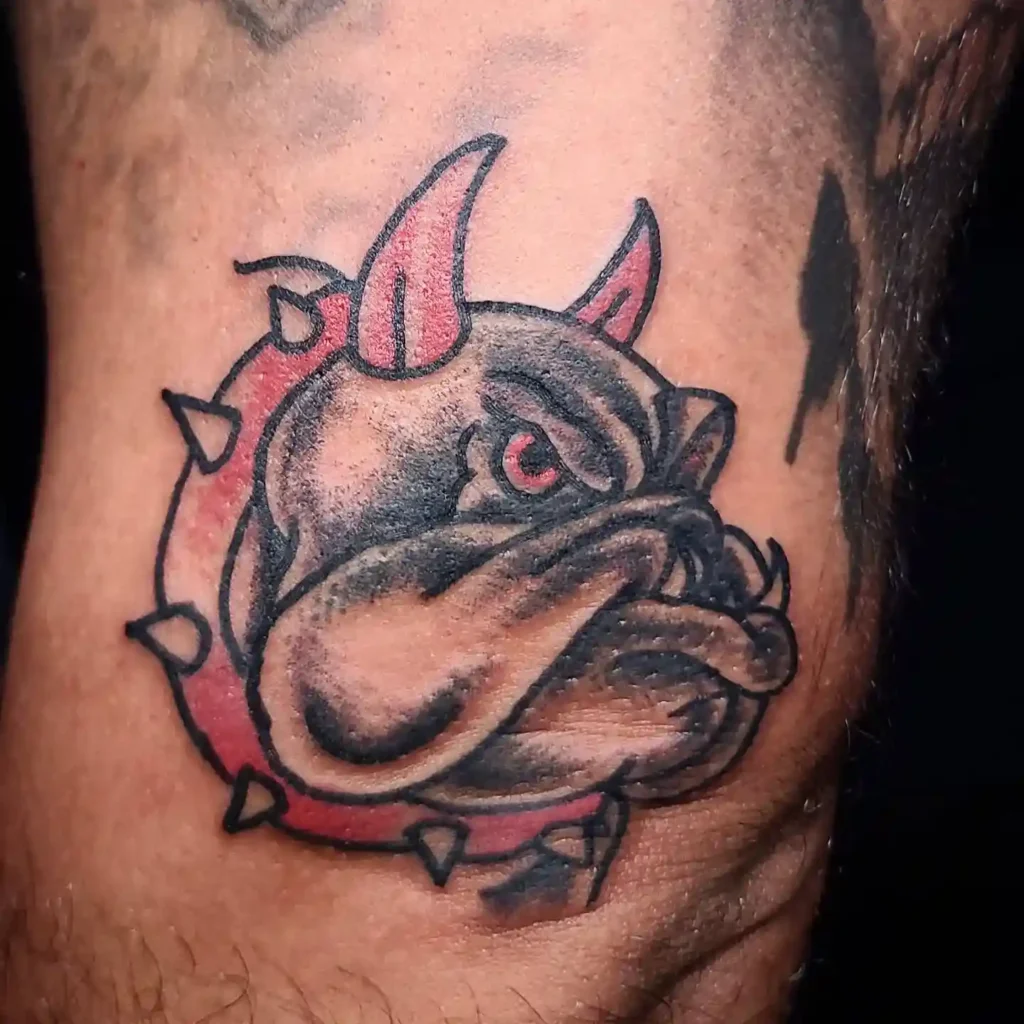 devil dog tattoo 7