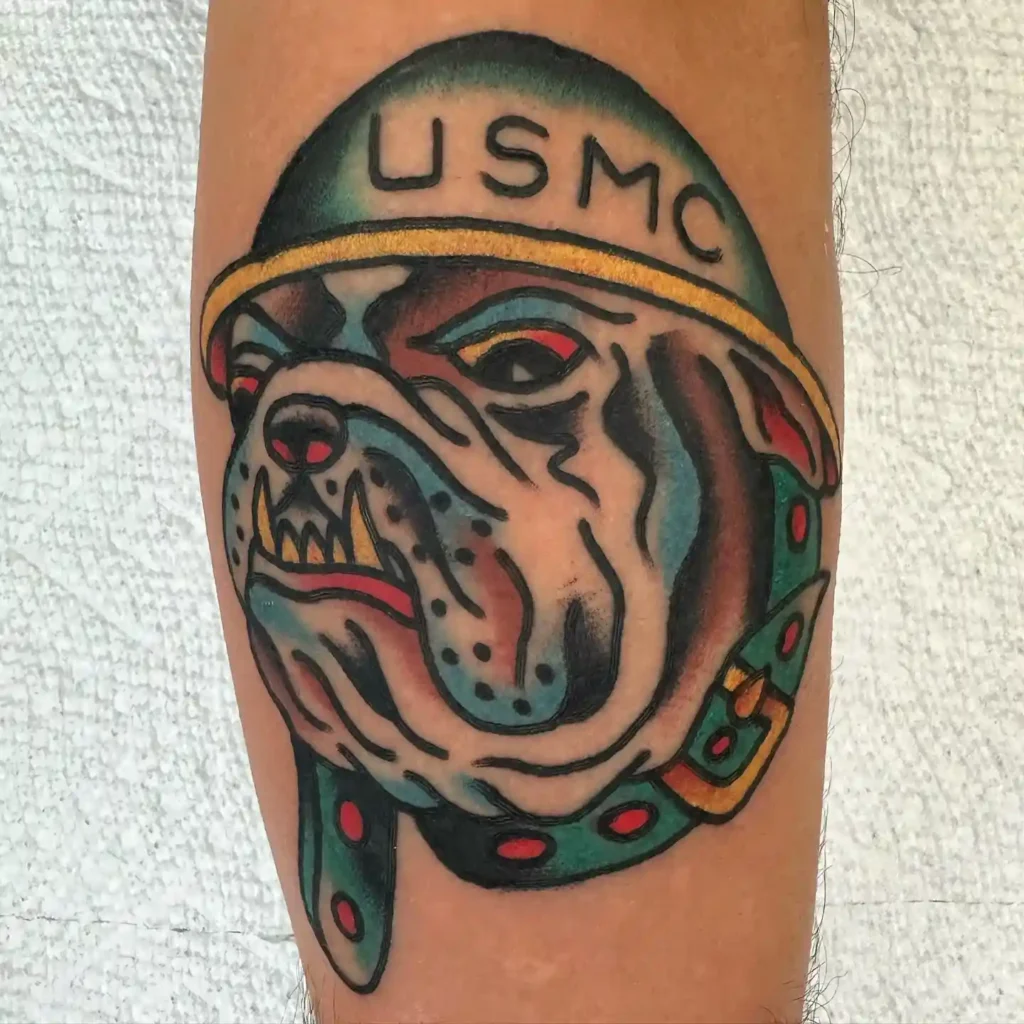 devil dog tattoo 8