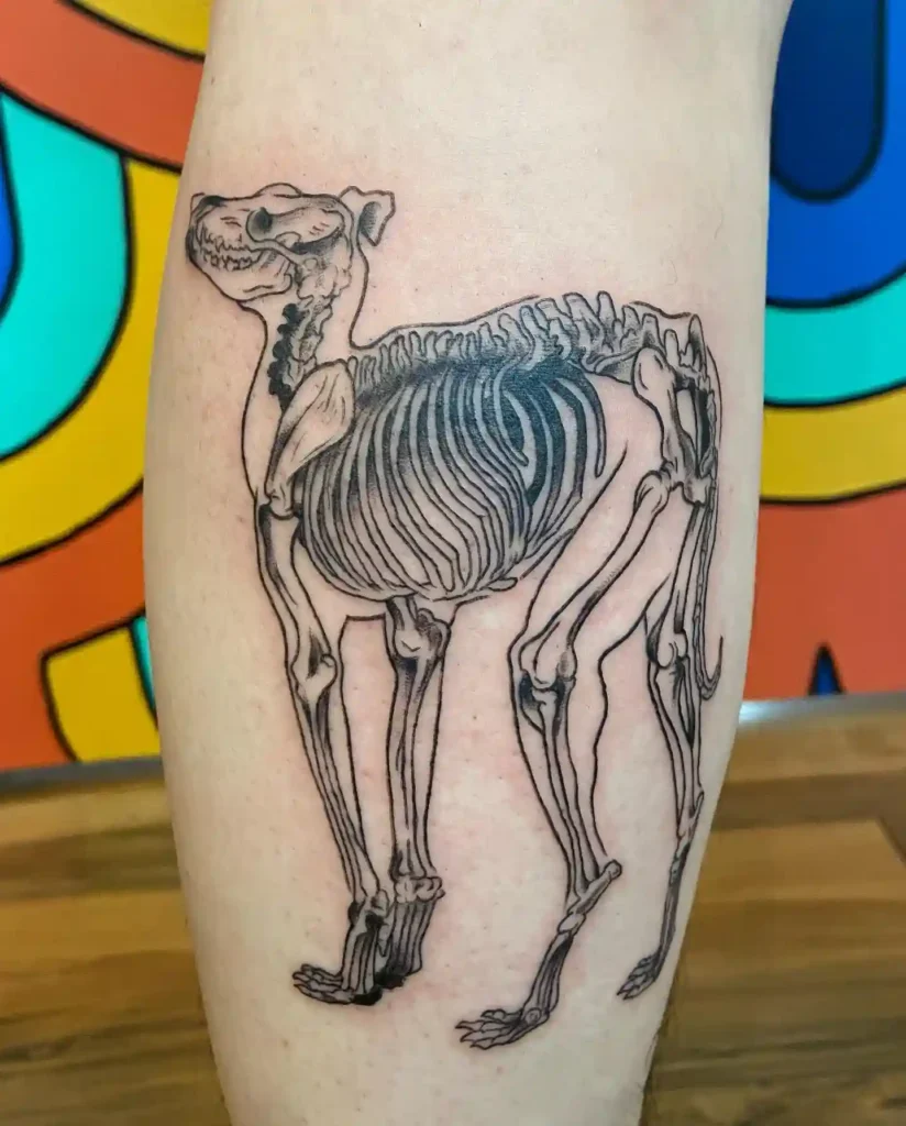 dog skull tattoo 16