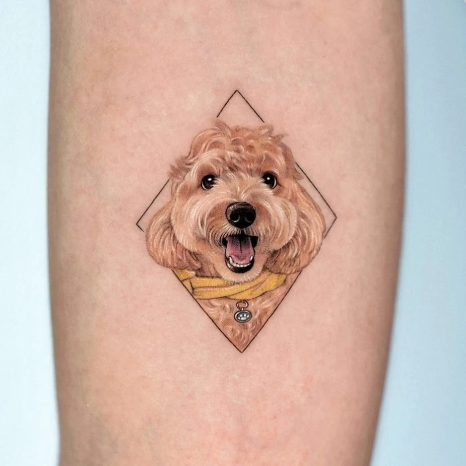 maltipoo tattoo 1