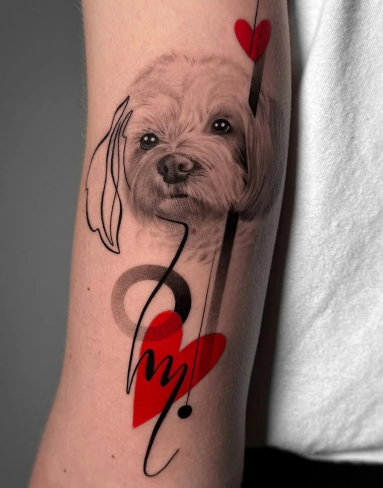 maltipoo tattoo 12