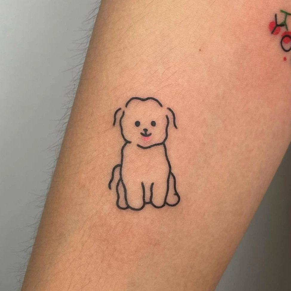 maltipoo tattoo 3