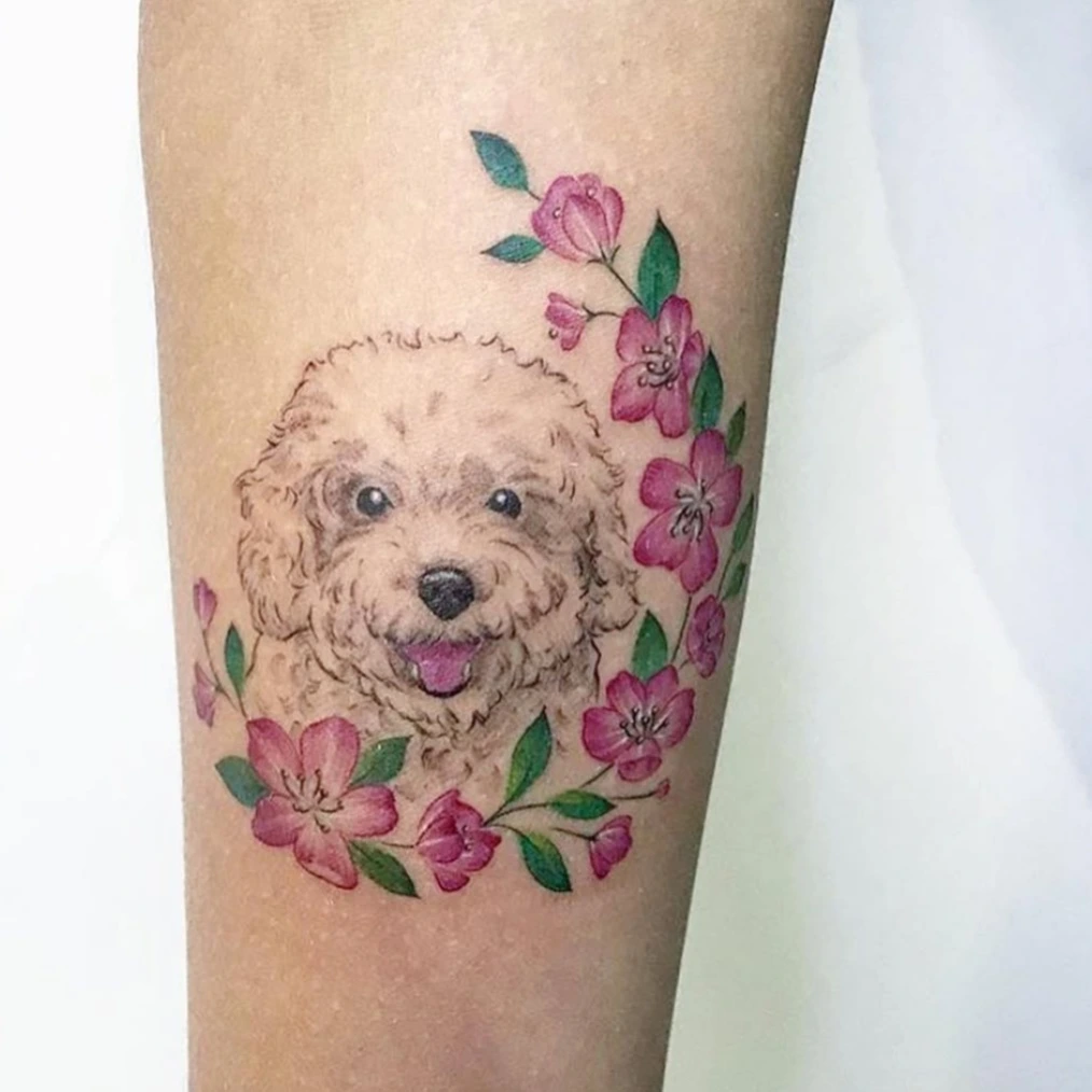 maltipoo tattoo 5