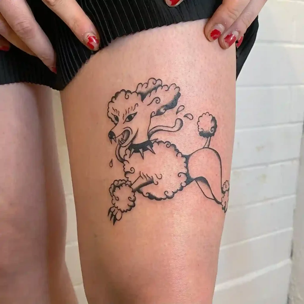 poodle tattoo 14