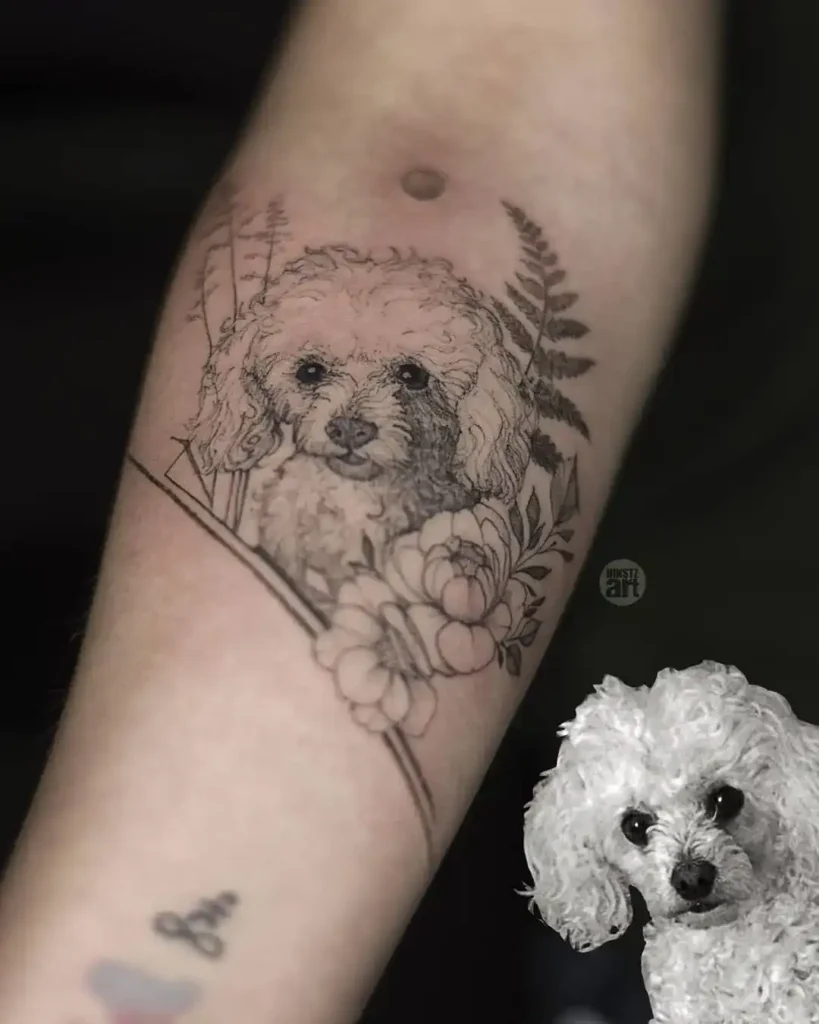 poodle tattoo 15