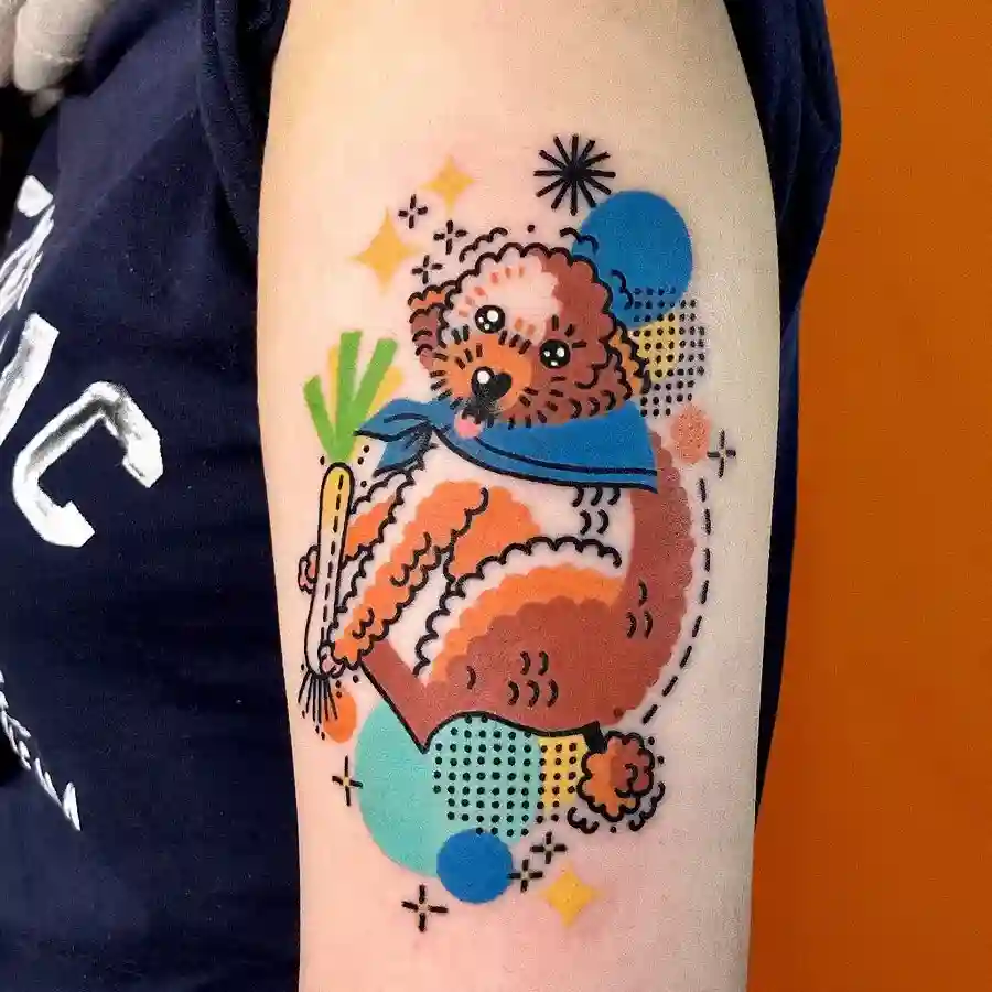 poodle tattoo 25