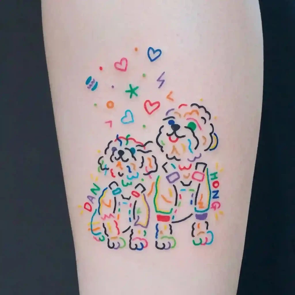 poodle tattoo 29