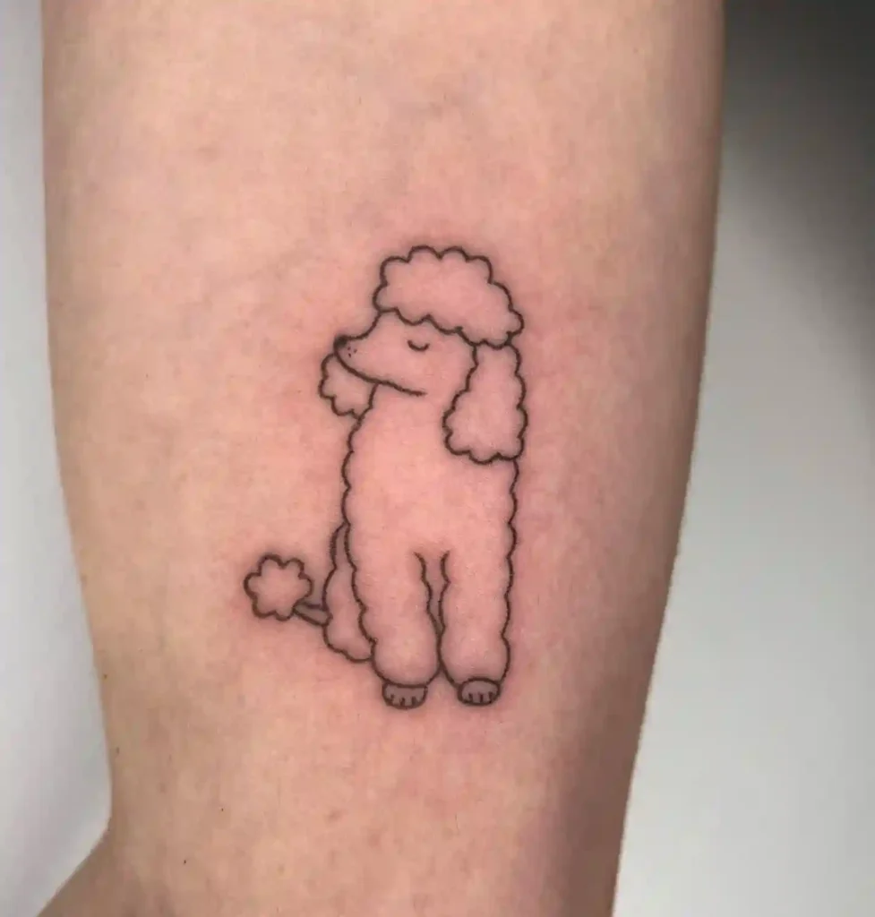 poodle tattoo 30