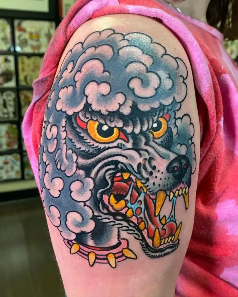 poodle tattoo 34