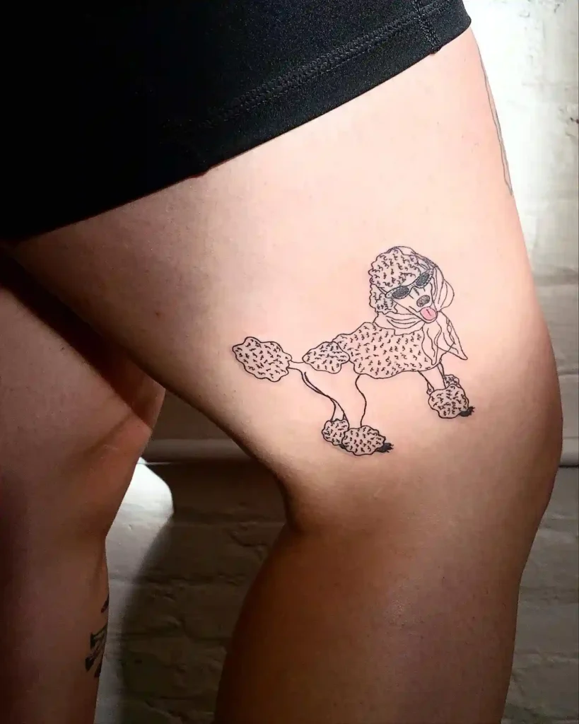 poodle tattoo 8